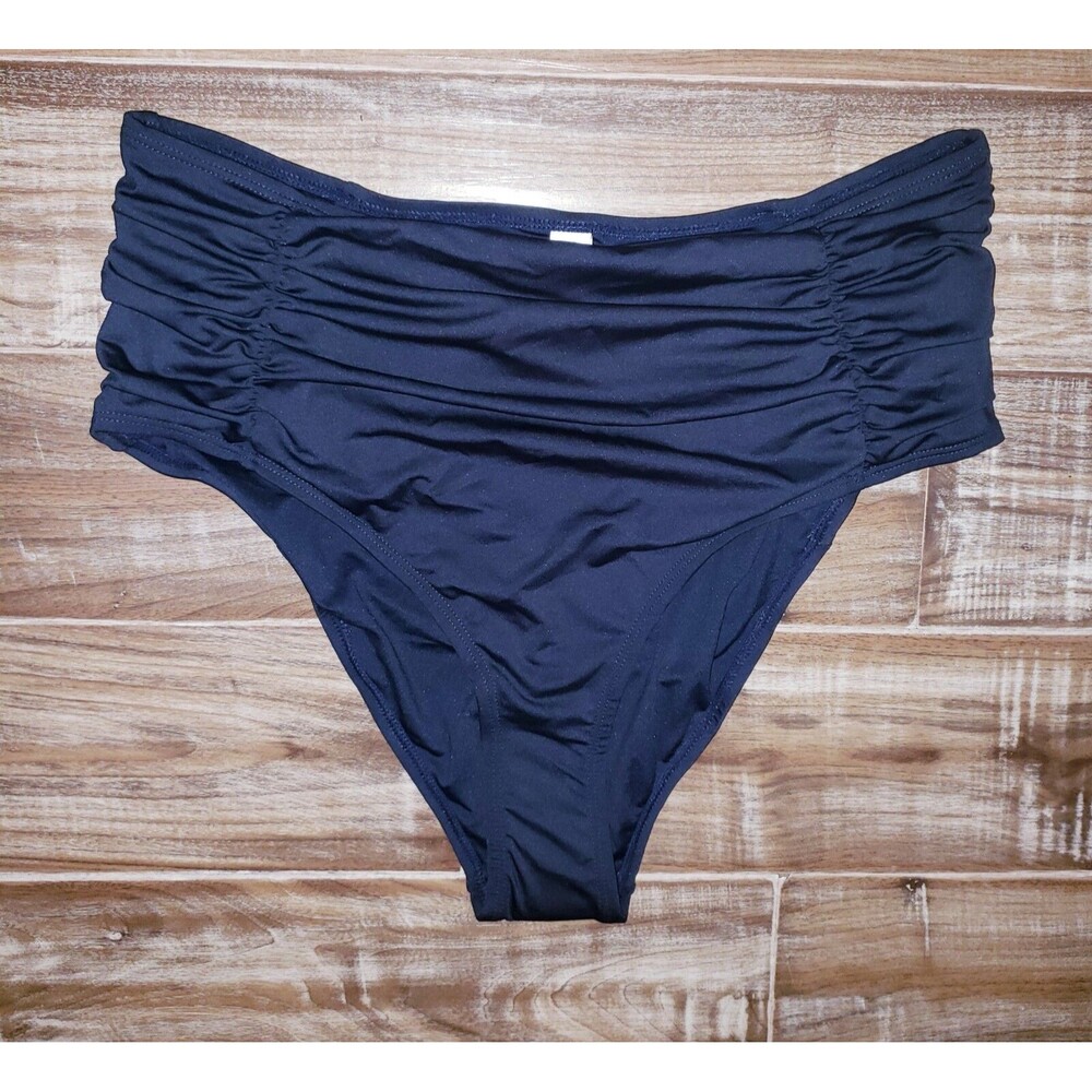 NEW Navy Women's Size 4XL XXXXL Plus Bikini Bottom High-Waist Swimwear